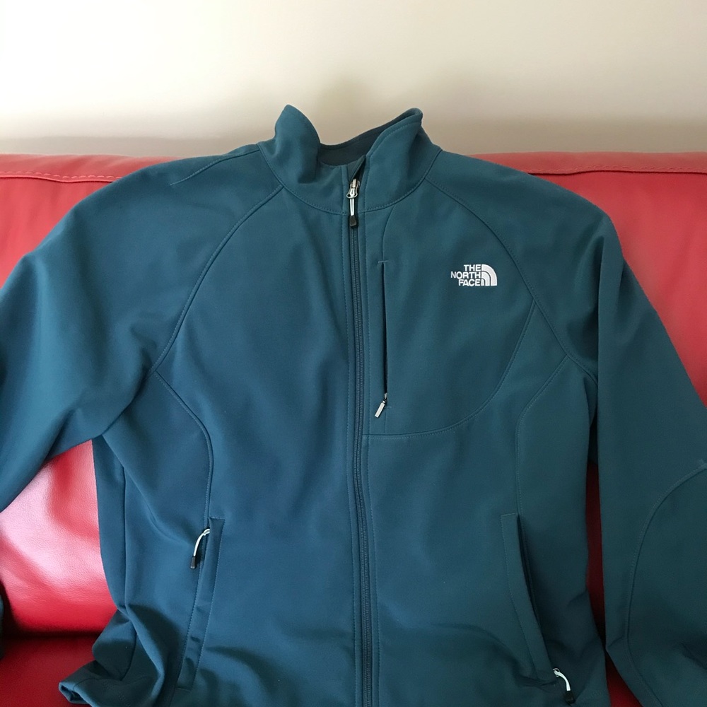 North Face teal jacket